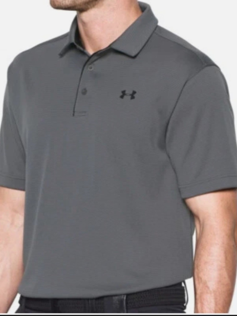 Under Armour Mens Size Medium Short Sleeve Tech Pole New with Tags